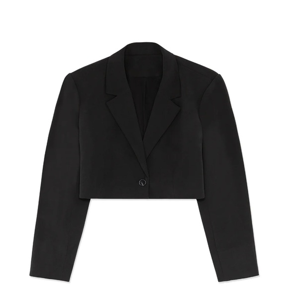 WeWoreWhat Boxy Cropped Suiting Blazer - Picture 2 of 4